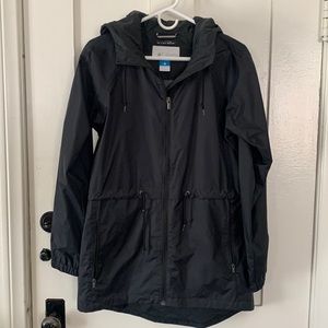 Columbia hooded rain jacket